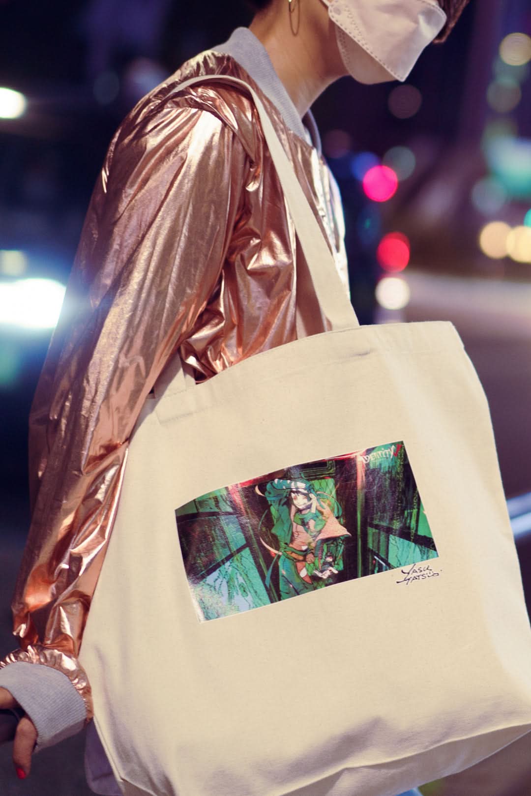 ヤスタツ×傭兵「TOKYO NEO」大容量トートバッグ