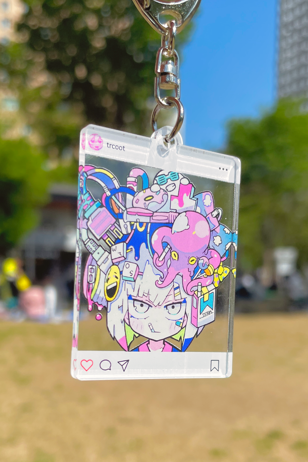 寺田てら「インスタ風透過アクキー」《ワンスト23'春コレ》