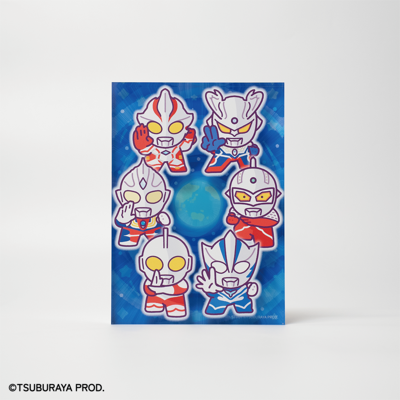 【ウルトラマン ストーリーダイブ展】複製原画 ヒーロー集合デザイン