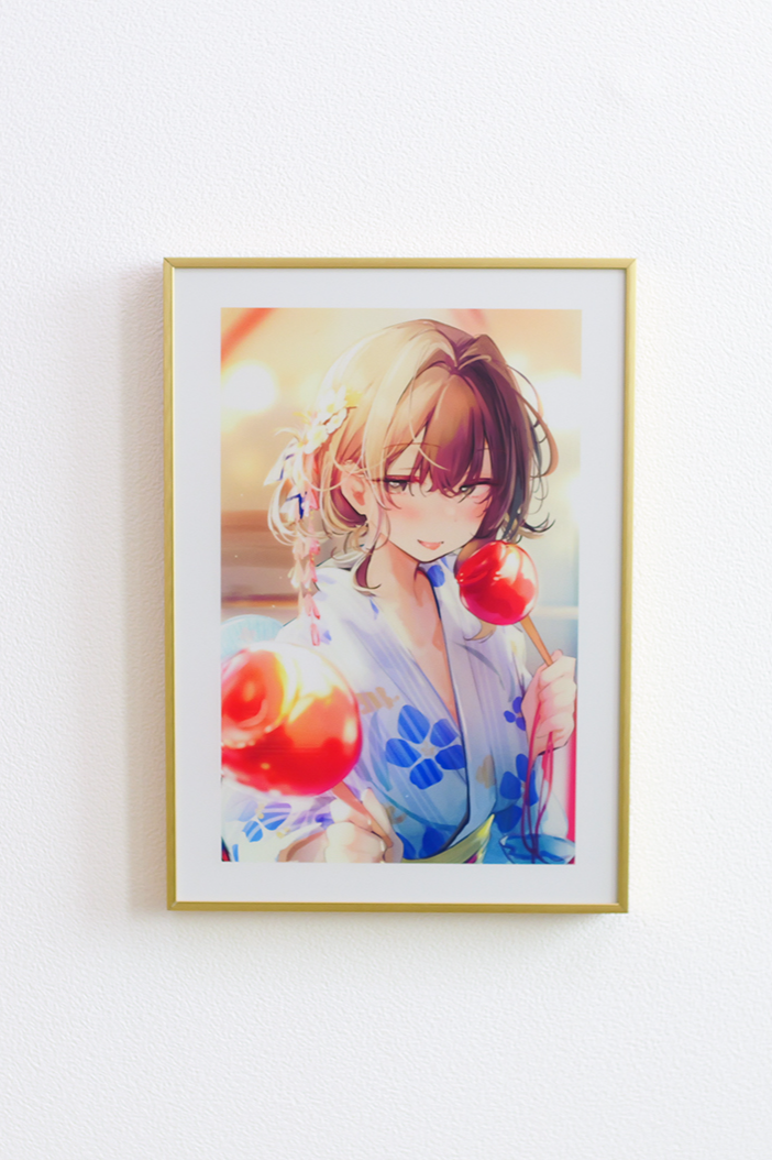 猫麦<br>「アクリルアート（A3）」<br>《Wonst Summer Collection23'》<br>※数量限定※