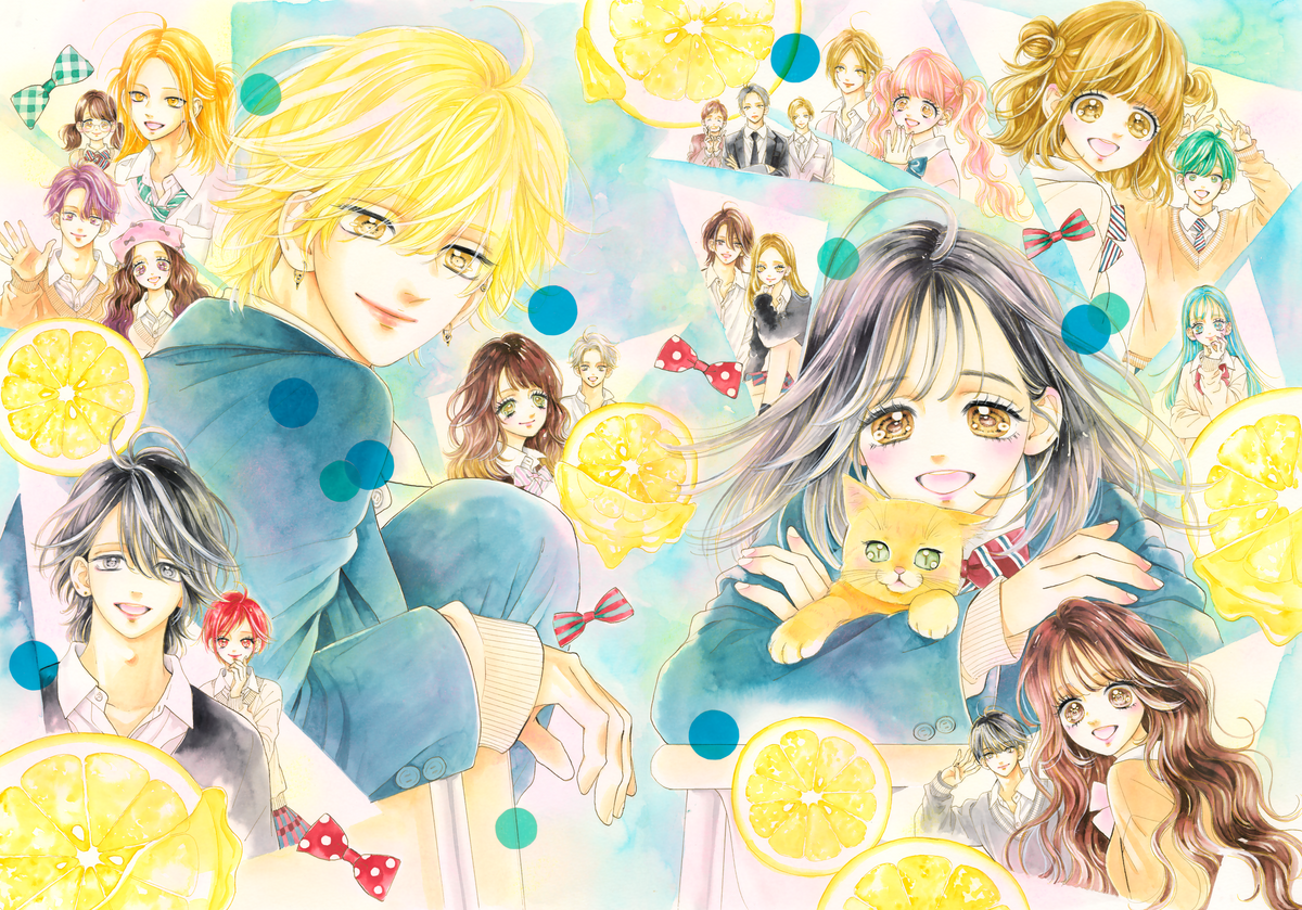 【ハニーレモンソーダ 完結記念展】額装高精細複製原画 2026年5月号カラーイラスト〈12月下旬発送予定〉
