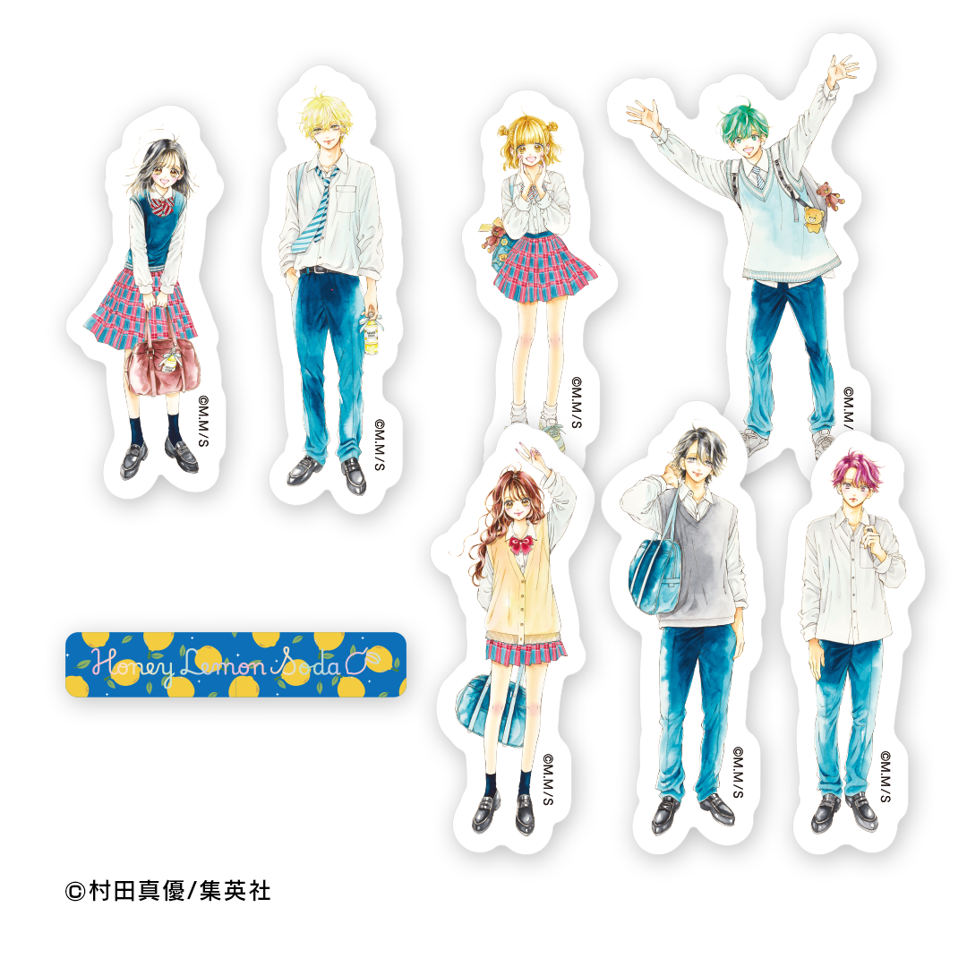 【ハニーレモンソーダ 完結記念展】ステッカーセット〈12月下旬発送予定〉