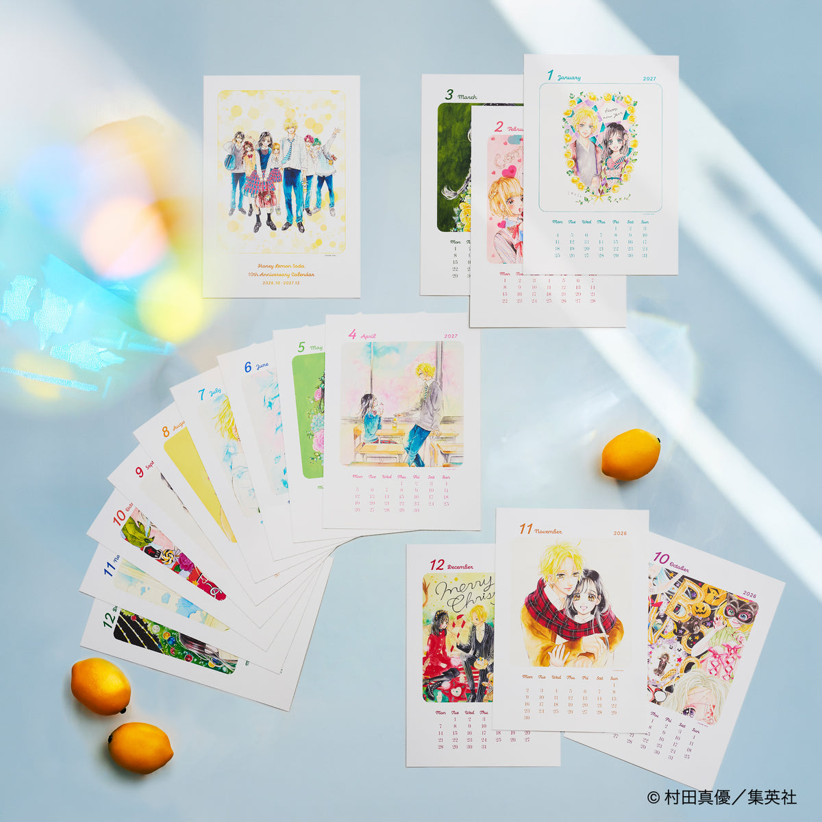 【ハニーレモンソーダ 完結記念展】カレンダー〈12月下旬発送予定〉