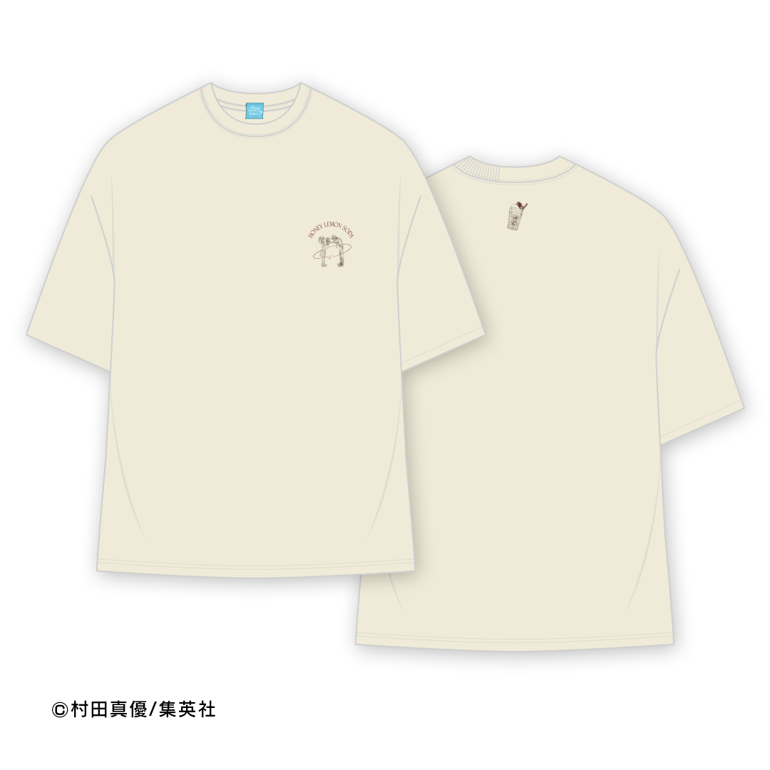 【ハニーレモンソーダ 完結記念展】Tシャツ 羽花＆界（M/L）〈12月下旬発送予定〉