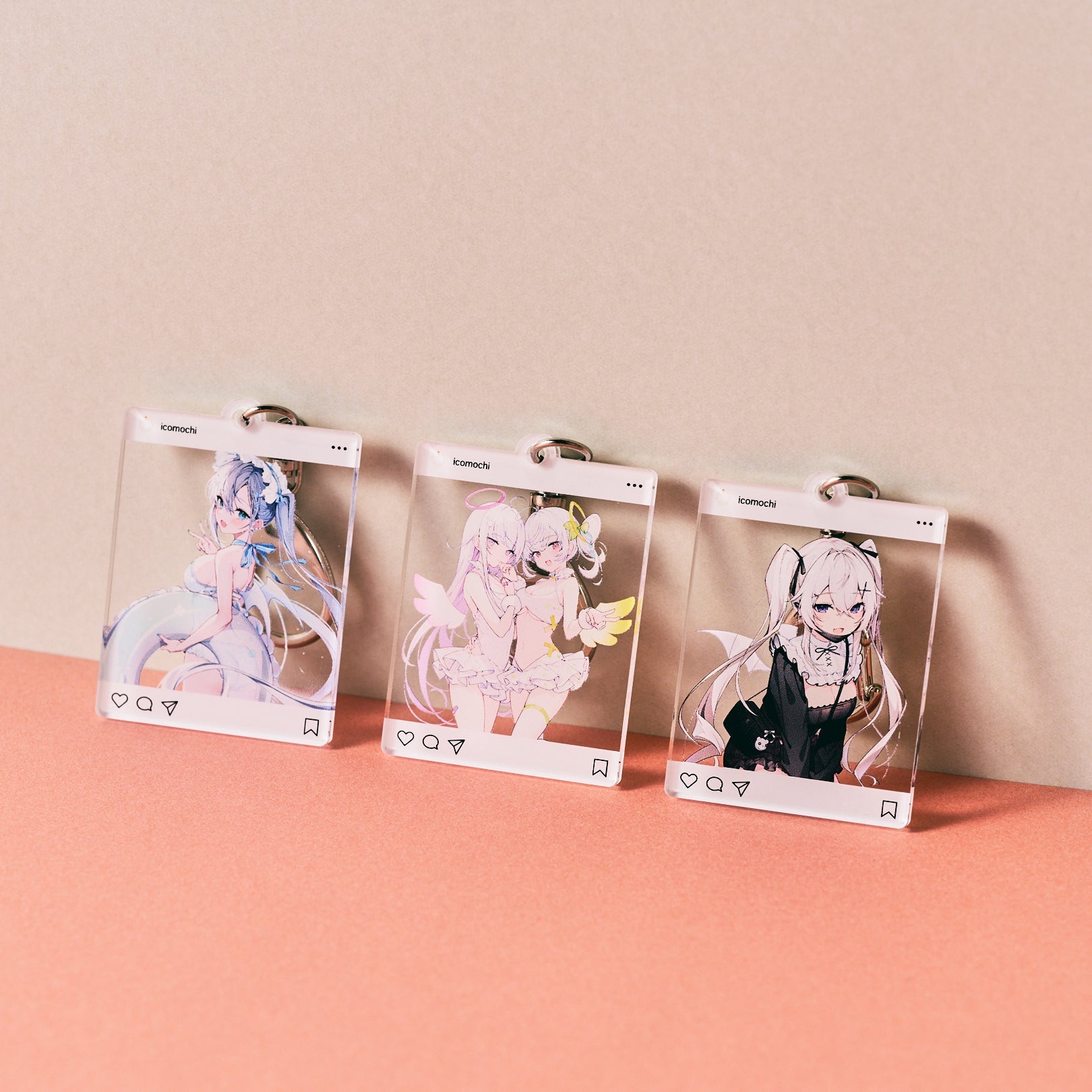 イコモチ「インスタ風アクキー」《ワンスト Autumn Collection23'》