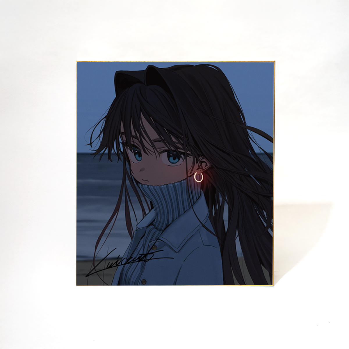 るいせんと 直筆イラストサイン色紙 るいせんと「直筆サイン入り色紙」《秋葉原ドンキCreatorFes第3回》