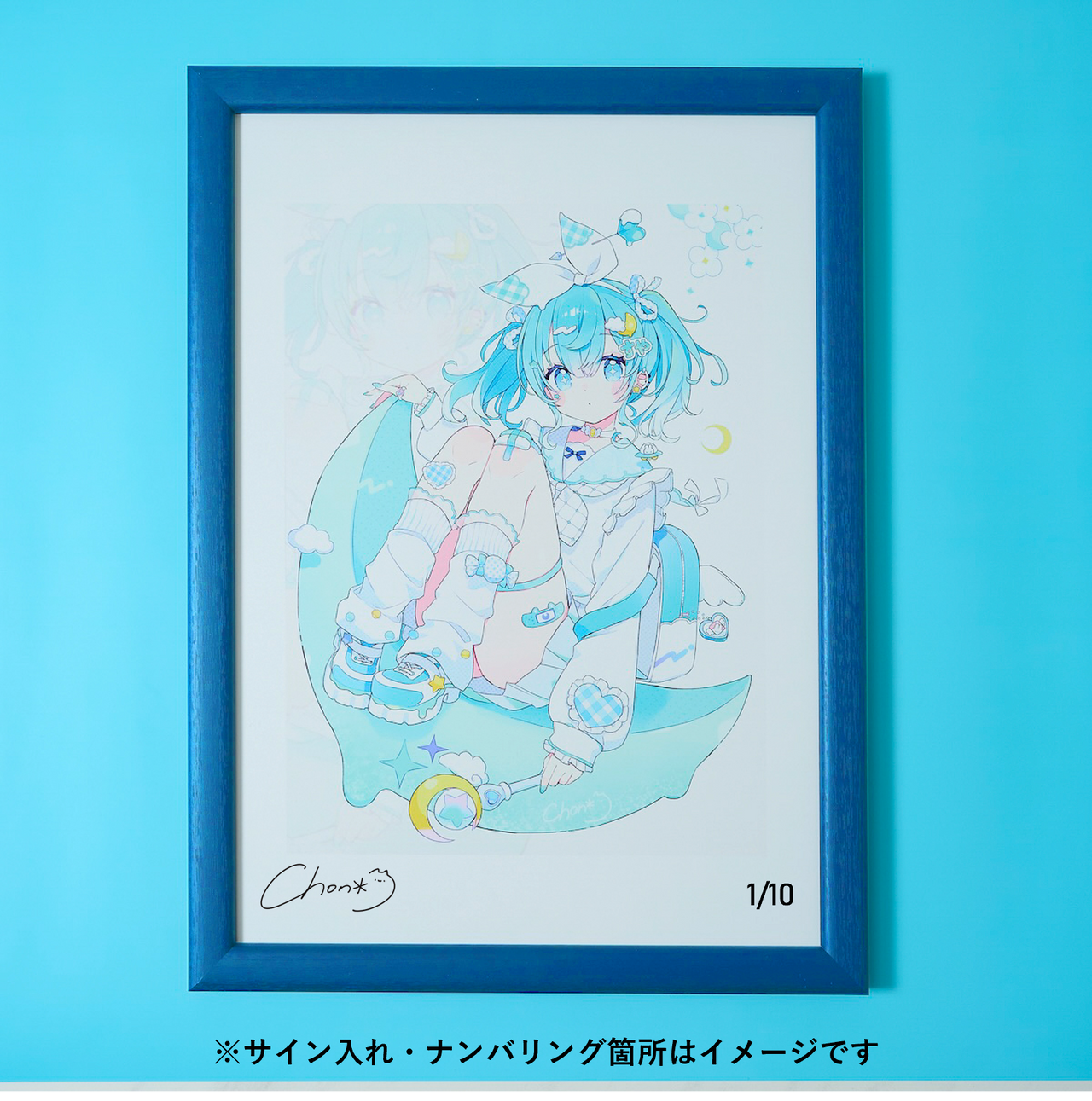 ちょん＊「直筆サイン入り/アルミ合板アート」<br>《彩コレクション24'》