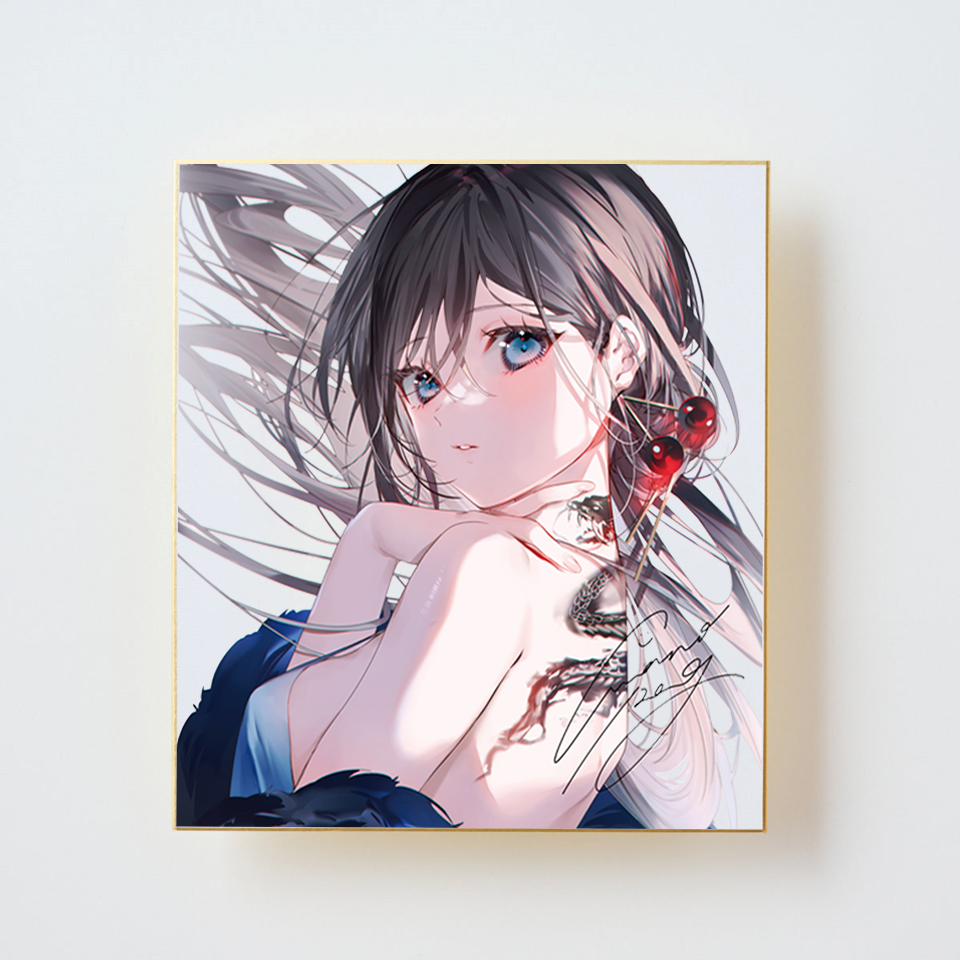 美和野らぐ「直筆サイン入り色紙」<br>《彩コレクション24'》