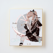 新品　旧都なぎ　直筆サイン入りキャンバスアート2種　作品集　ステッカー2種 irodori1_qtonagi_signed-