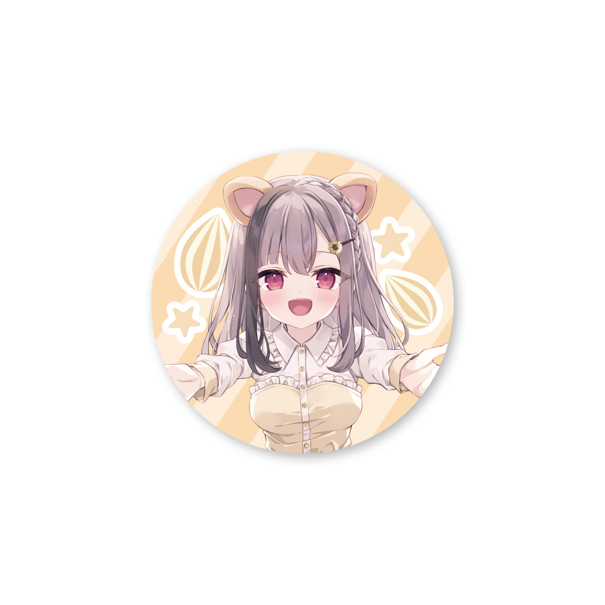 「缶バッジ」<br>《雲母ミミコラボ》
