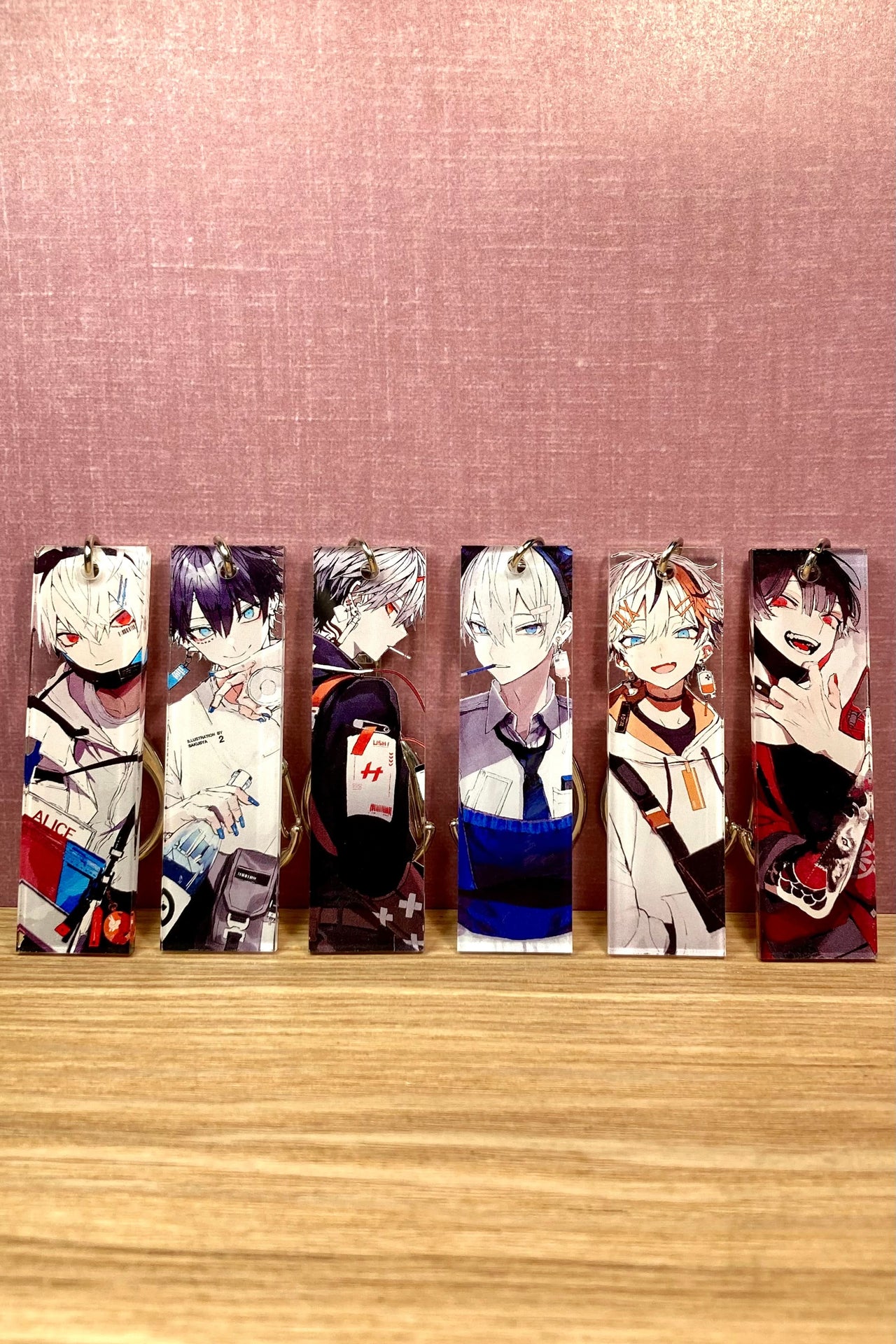 さくしゃ2<br>トレーディング<br>短冊クリアアクキー<br>（7月予約分）