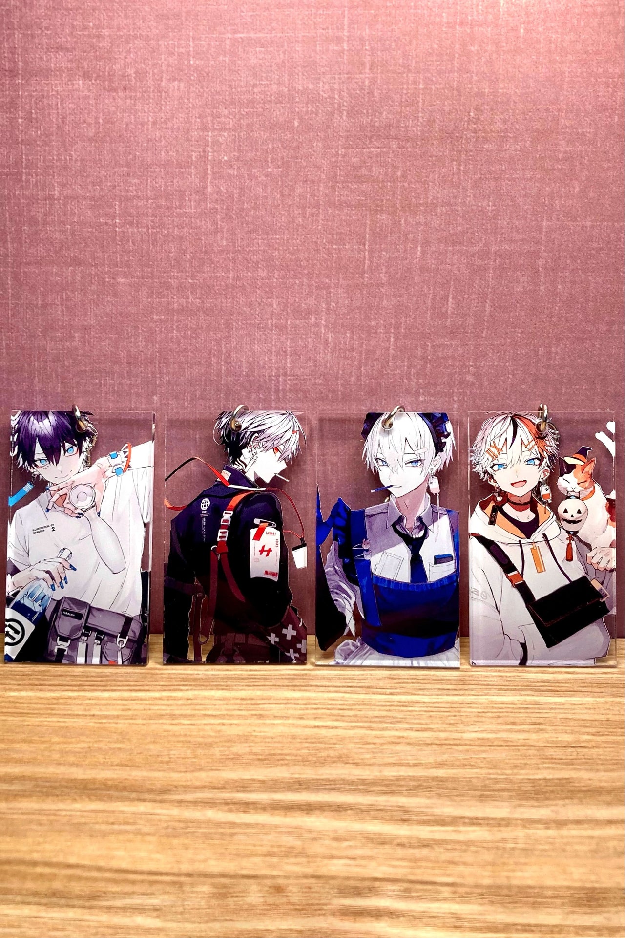 さくしゃ2<br>絵柄確定フルサイズ<br>クリアアクキー<br>（7月予約分）