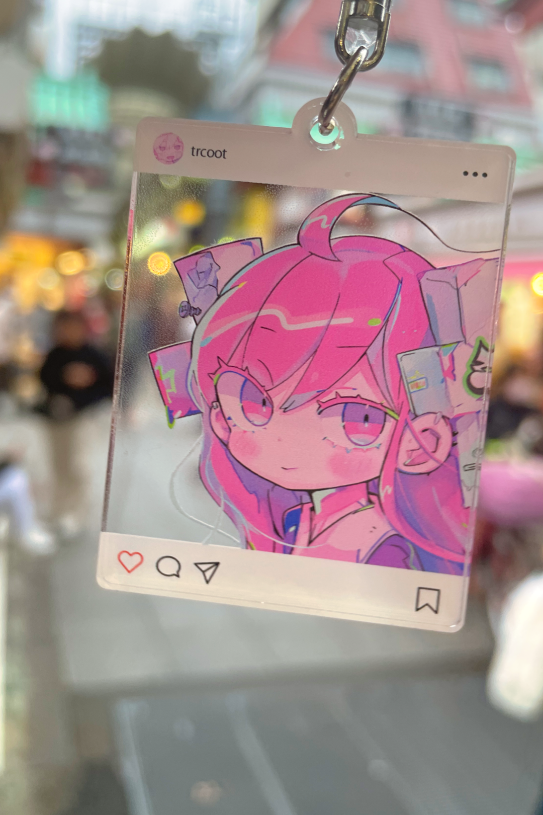 寺田てら<br>「インスタ風透過アクキー」<br>フチなしカット