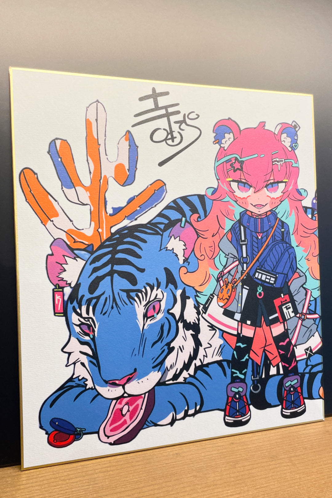 寺田てら<br>「絵柄確定アクキーセット」<br>直筆サイン色紙付き<br>（数量限定 / 23'春コレ）