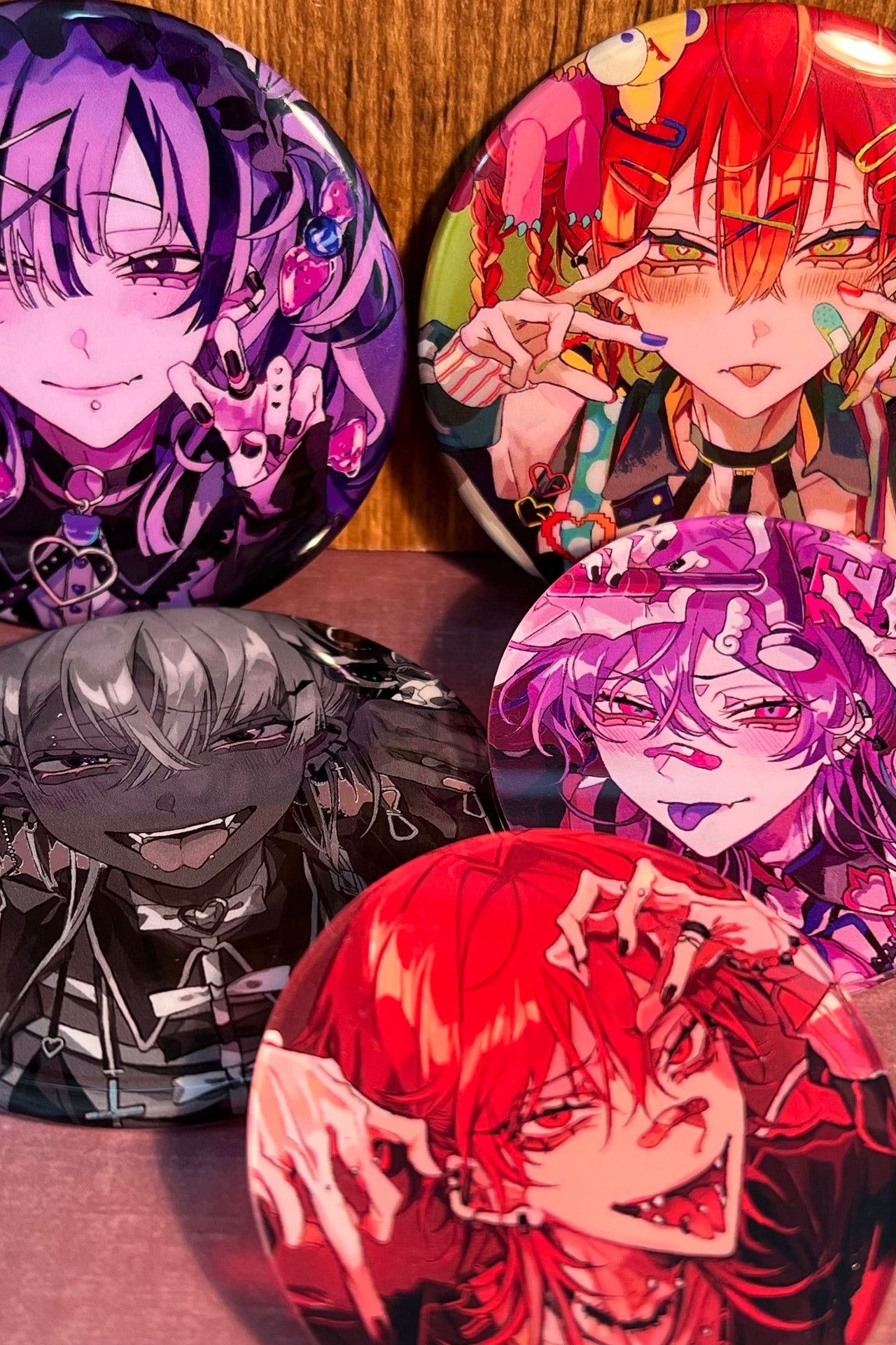 くろうめ<br>新作バッジ アソート<br>全５種