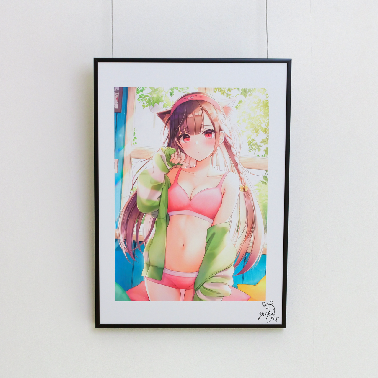 ゆきうなぎ「アルミ合板特殊加工アート（A3）」<br>《Autumn Collection23'》