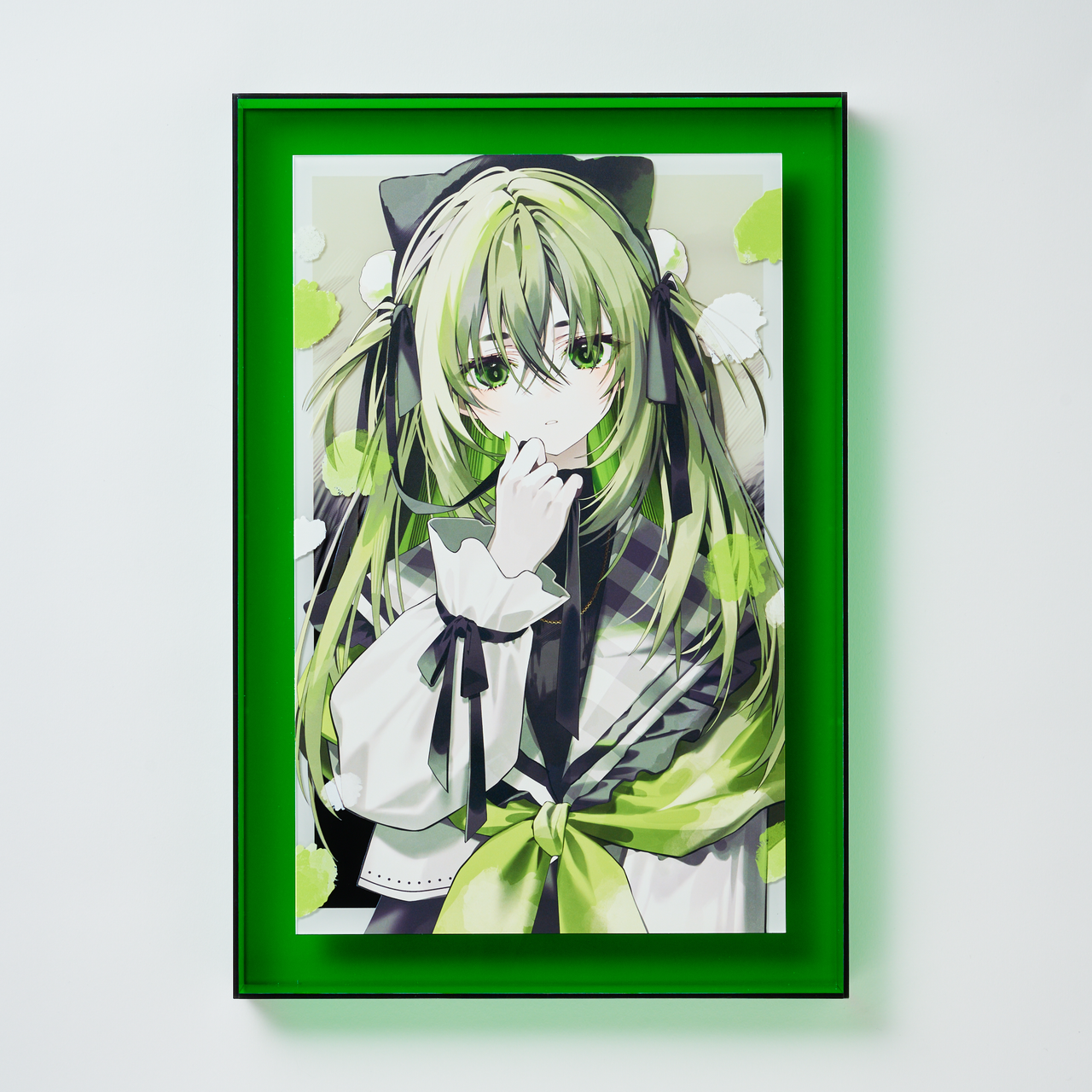 おしおしお 直筆サイン入り アルミ・アクリル特殊加工アート 10枚限定品 ワンストTOKIMEKIコレクション24'