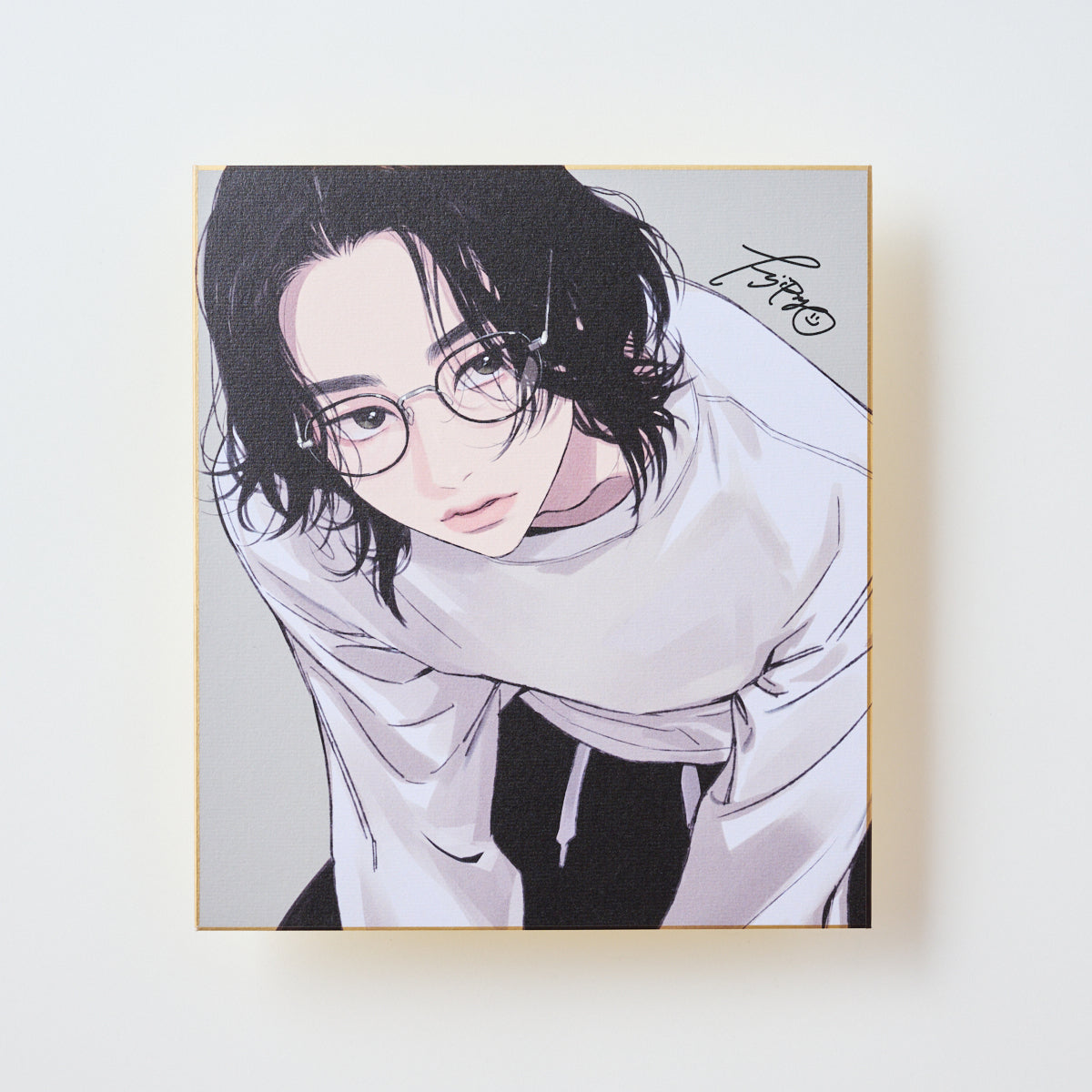 冨士原良「サイン入り色紙＋アクキー全種セット」<br>《Winter Collection24'》
