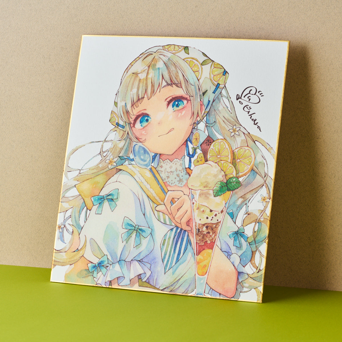 ゆゆはる「サイン色紙」《ワンスト Winter Collection24'》